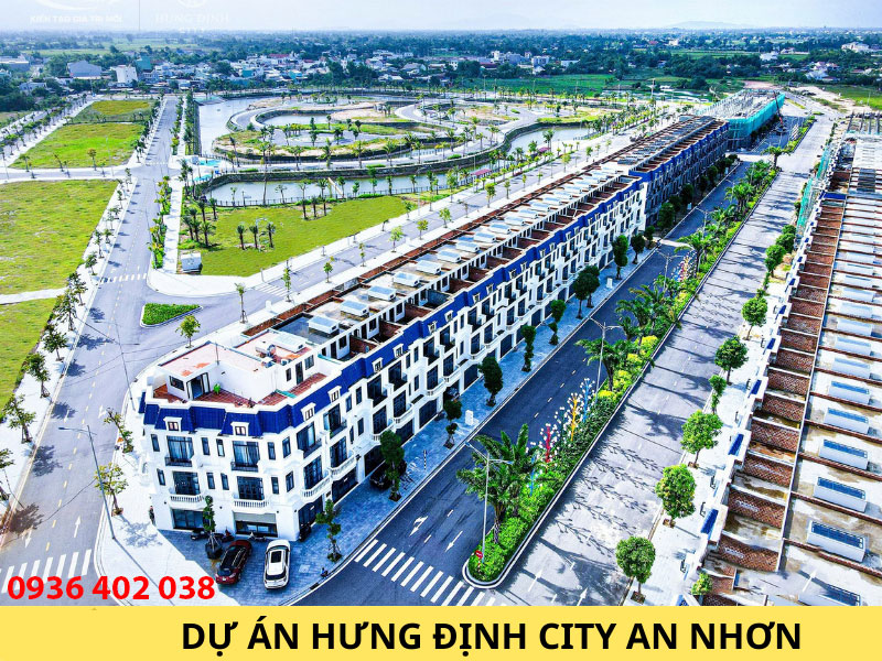 Đất nền nhà phố dự án Hưng Định City An Nhơn - Bình Định
